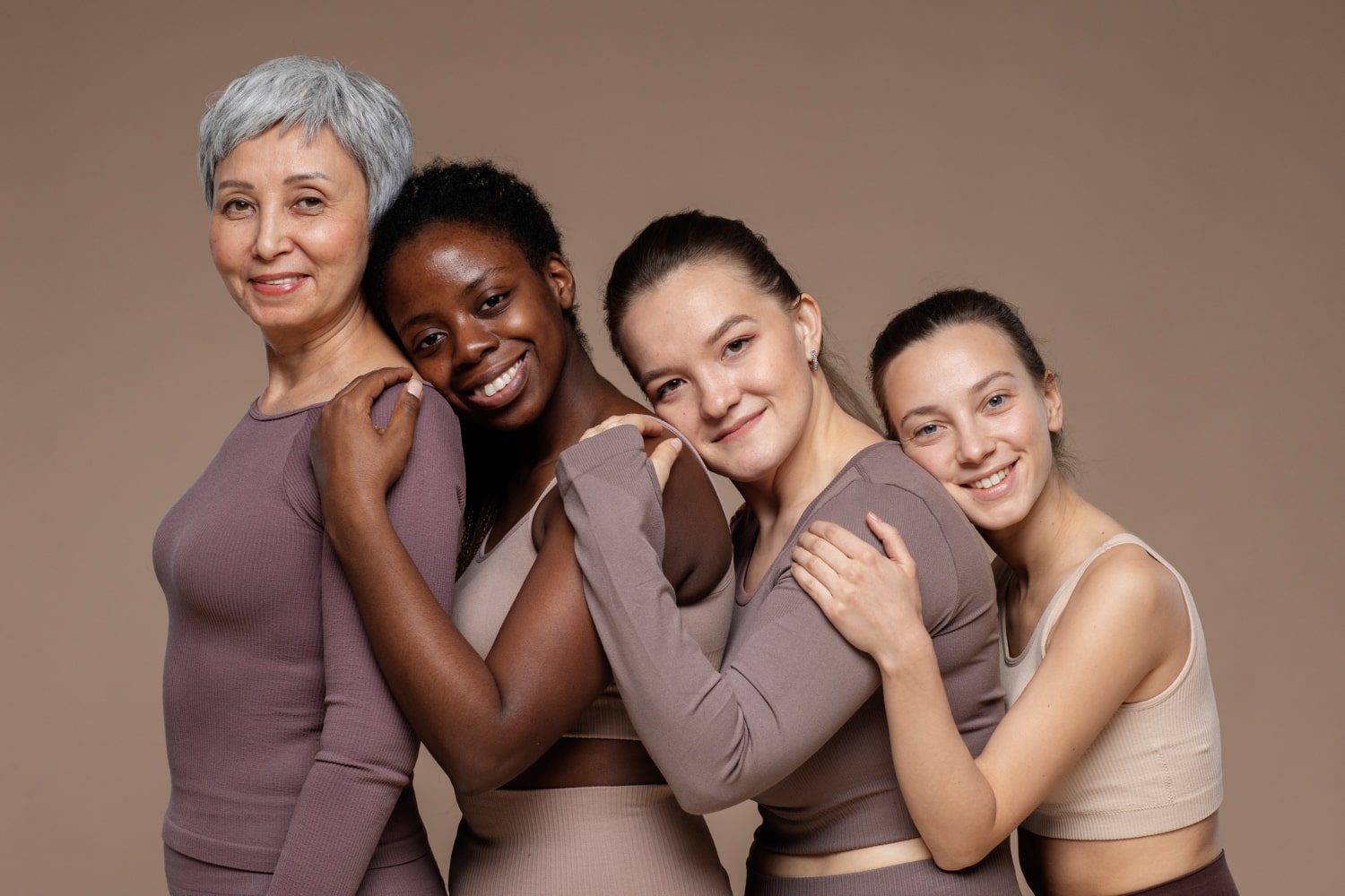 Confident, diverse women across life stages